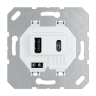 JUNG Механизм USB зарядное устройство белое