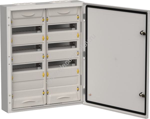 TITAN 5 Корпус мет. ЩРн-96 (2х48) 710х570х140 IP54 сер IEK