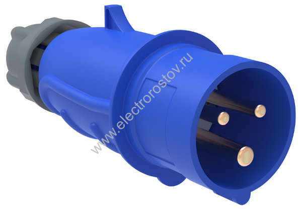 Вилка переносная ССИ-023 2Р+РЕ 32А IP44 IEK MAGNUM