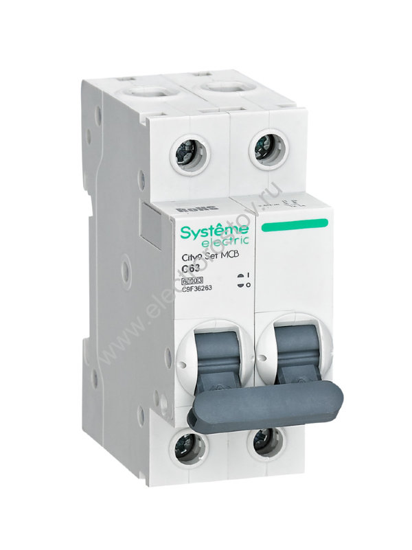 City9 Автоматический выключатель 6кА 2P C63 Systeme Electric