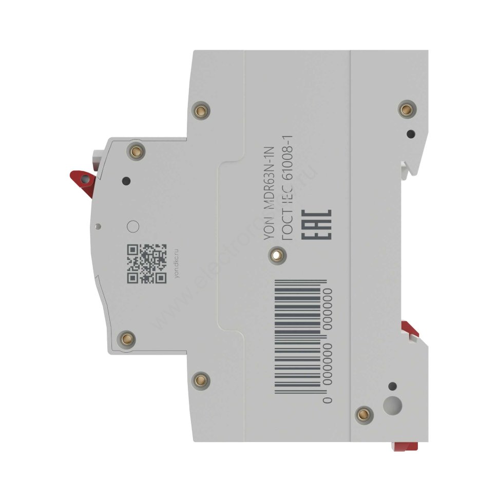 DKC YON max Автоматический выключатель дифференциального тока АВДТ MDR63N 1P+N 32A C 100mA 6kA тип A