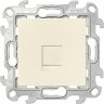 Simon 24 Слоновая кость Розетка телефонная RJ11 Simon