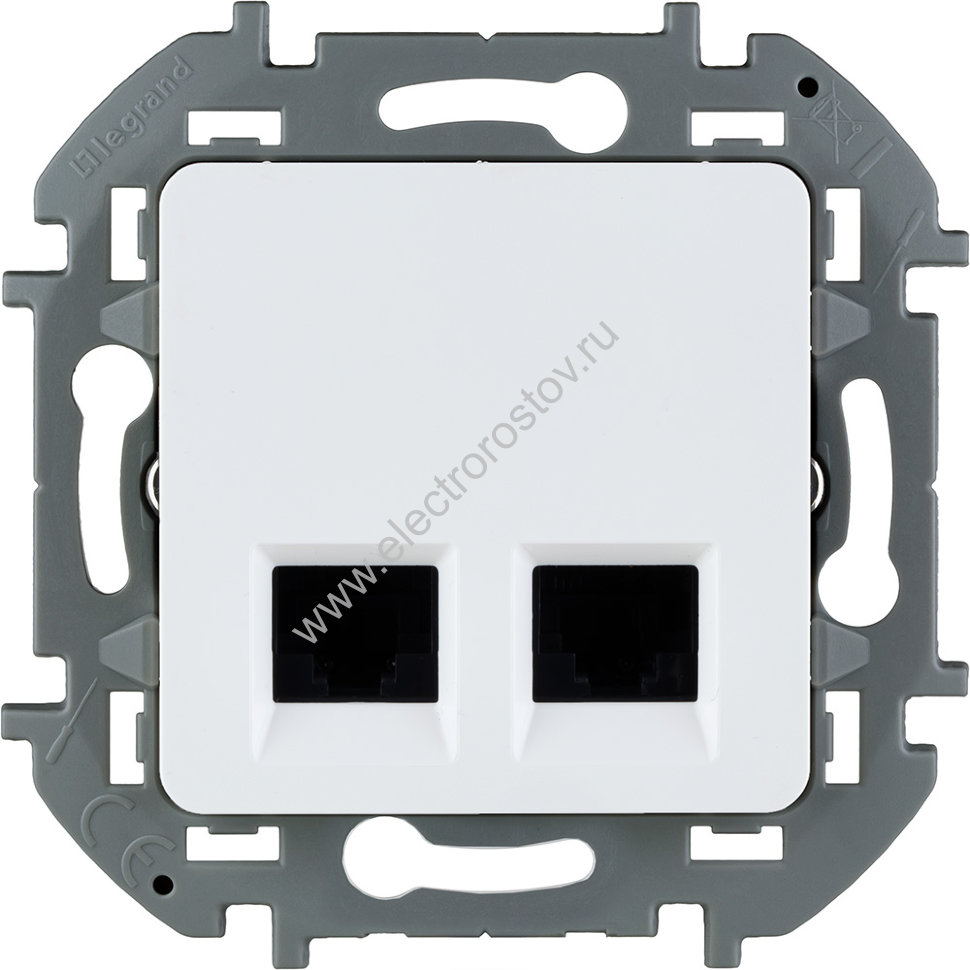INSPIRIA Белый Розетка 2-ая RJ 45 - категория 6 - UTP Legrand