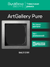 Systeme Electric ArtGallery Pure Металл Алюминий Рамка 1-ая