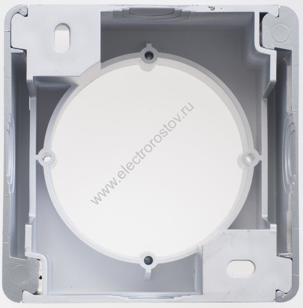 Glossa Алюминий Адаптер для открытого монтажа Schneider Electric