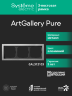 Systeme Electric ArtGallery Pure Металл Алюминий Рамка 3-ая