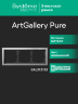 Systeme Electric ArtGallery Pure Металл Алюминий Рамка 3-ая