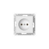 AtlasDesign Бел Розетка 1-ая б/з c быстрозажим. клеммами Schneider Electric