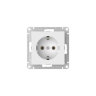AtlasDesign Бел Розетка 1-ая с/з с быстрозажим. клеммами Schneider Electric