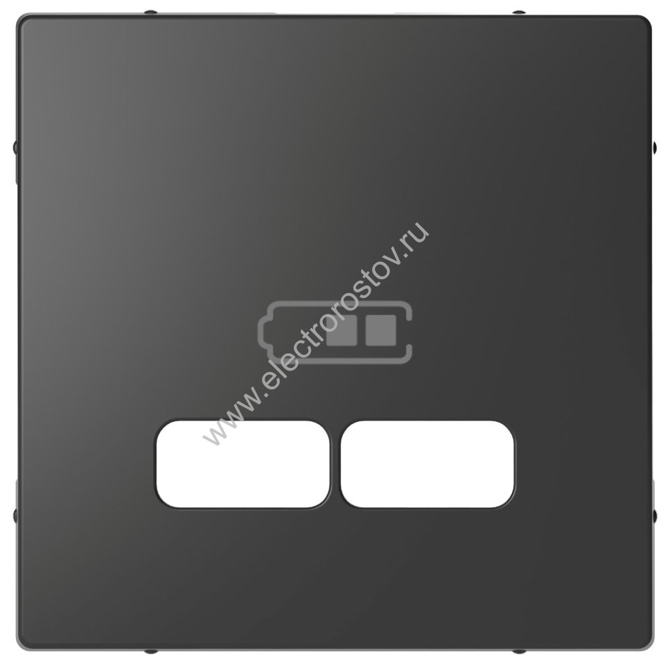 Schneider Electric Merten D-Life Антрацит Накладка центральная для USB механизма 2,1А