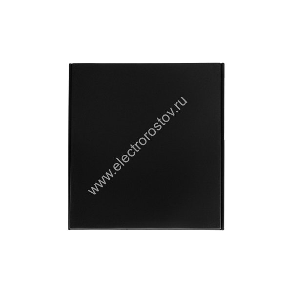 KRANZ STRONG Выключатель 1 кл проходной (переключатель) 10А с/у антрацит, с 1-пост. рамкой