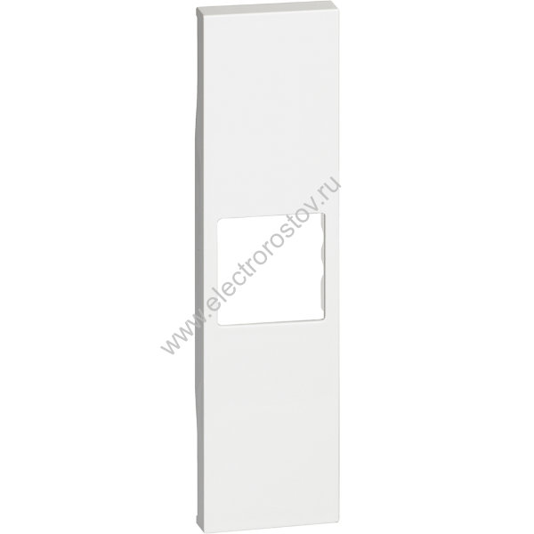 Living now Белый Лицевая панель для адаптеров Keystone RJ45 1 мод Bticino