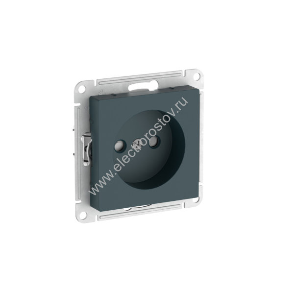 AtlasDesign Изумруд Розетка 1-ая б/з со шторками с быстрозажим. клеммами Schneider Electric