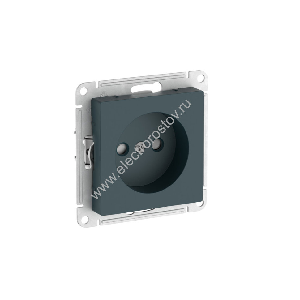 AtlasDesign Изумруд Розетка 1-ая б/з со шторками с быстрозажим. клеммами Schneider Electric