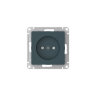 AtlasDesign Изумруд Розетка 1-ая б/з со шторками с быстрозажим. клеммами Schneider Electric