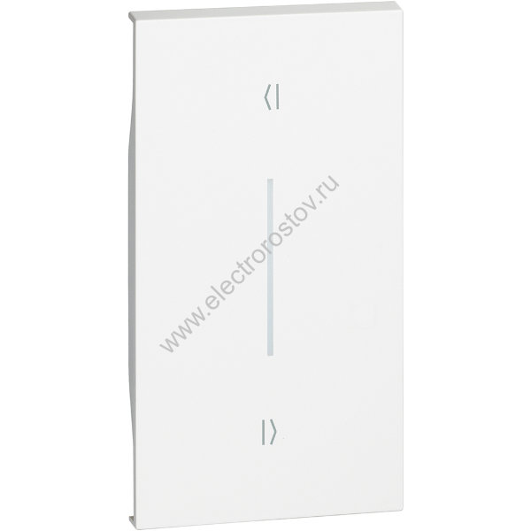 BT Living now Белый Лицевая панель для выключ рольставень (вертикальн) 2 мод