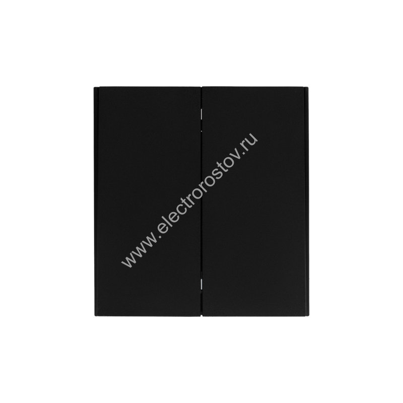 KRANZ STRONG Выключатель 2 кл проходной (переключатель) 10А с/у антрацит, с 1-пост. рамкой