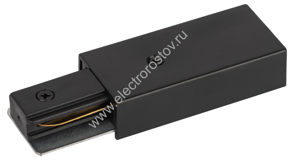 ЭРА Ввод питания TR-1PA-PC-BK для однофазного трекового шинопровода черный