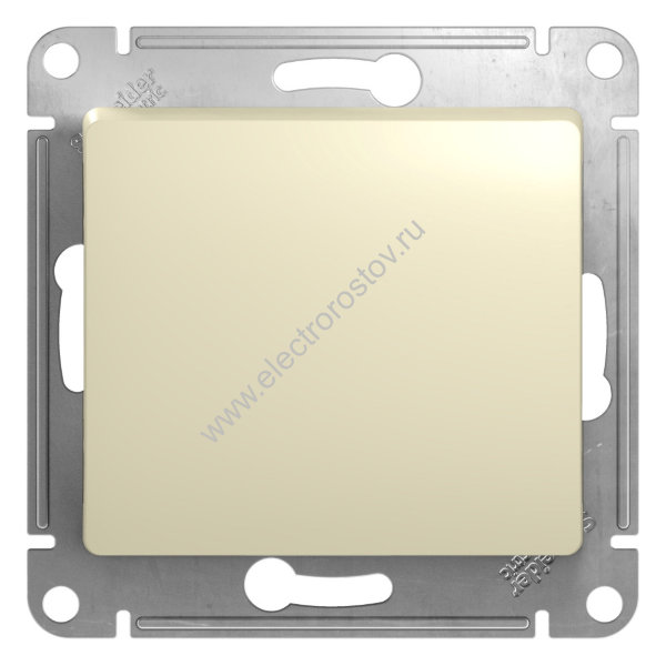 Glossa Бежевый Переключатель перекрестный 1-клавишный Schneider Electric
