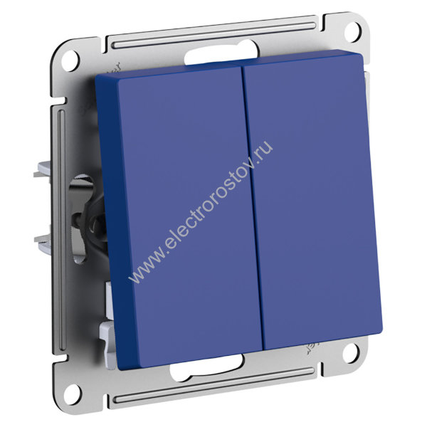 AtlasDesign Аквамарин Выключатель 2-клавишный Schneider Electric
