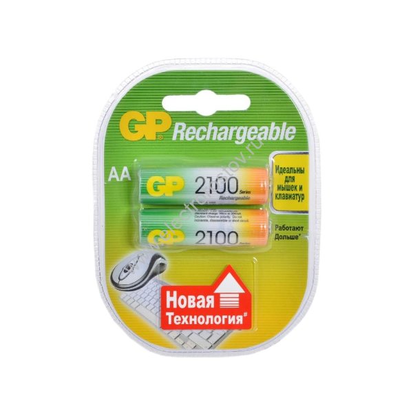 Аккумуляторы R6/230AAHC 2100mAh BP-2 (бл. 2шт) GP