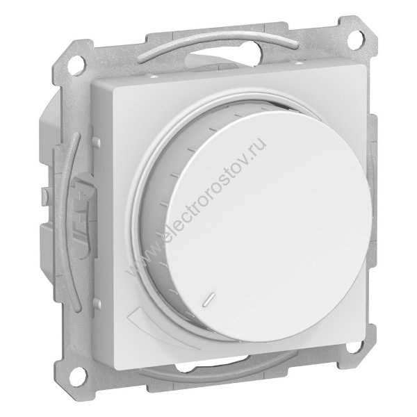 AtlasDesign Бел Светорегулятор (диммер) поворотно-нажимной, 400Вт/LED 3-150Вт Schneider Electric
