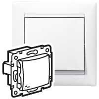 Valena Белый Переключатель 1-клавишный IP44 Legrand
