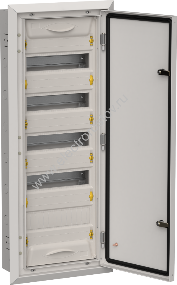 TITAN 5 Корпус мет. ЩРв-60 (1х60) 880х365х130 IP31 сер IEK
