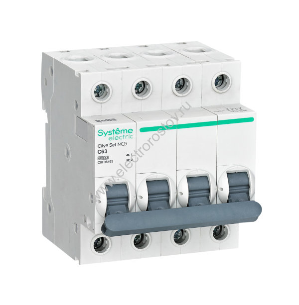 City9 Автоматический выключатель 6кА 4P C63 Systeme Electric