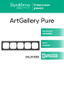 Systeme Electric ArtGallery Pure Металл Оникс Рамка 5-ая