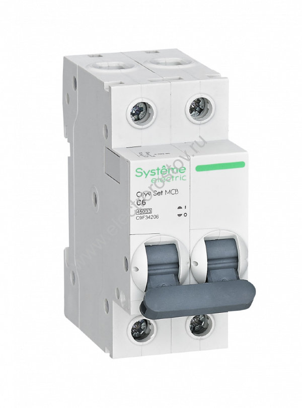 City9 Автоматический выключатель 4.5кА 2P C06 Systeme Electric