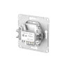 AtlasDesign Сталь Выключатель с самовозвратом c быстрозажим. клеммами Schneider Electric