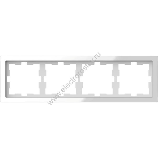 Schneider Electric Merten D-Life Белый Кристалл Рамка 4-ая