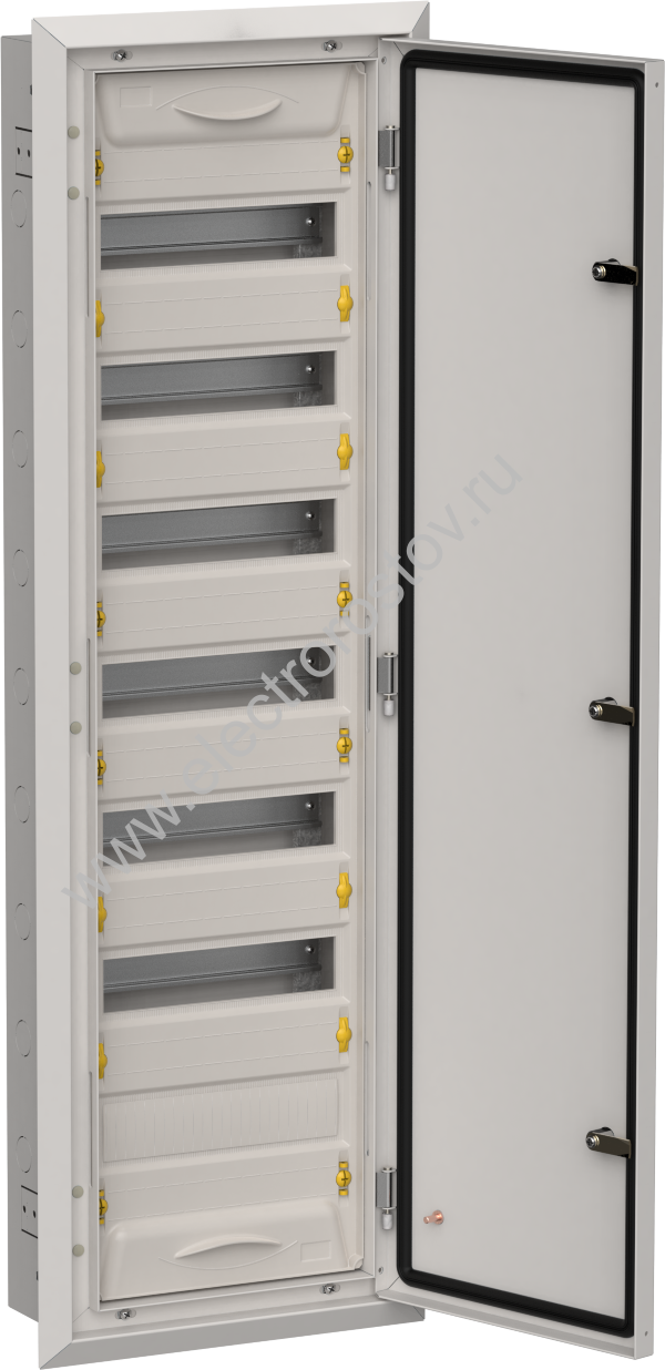 TITAN 5 Корпус мет. ЩРв-84 (1х84) 1130х365х130 IP31 сер IEK