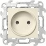 Simon 24 Слоновая кость Розетка 1-ая б/з Simon