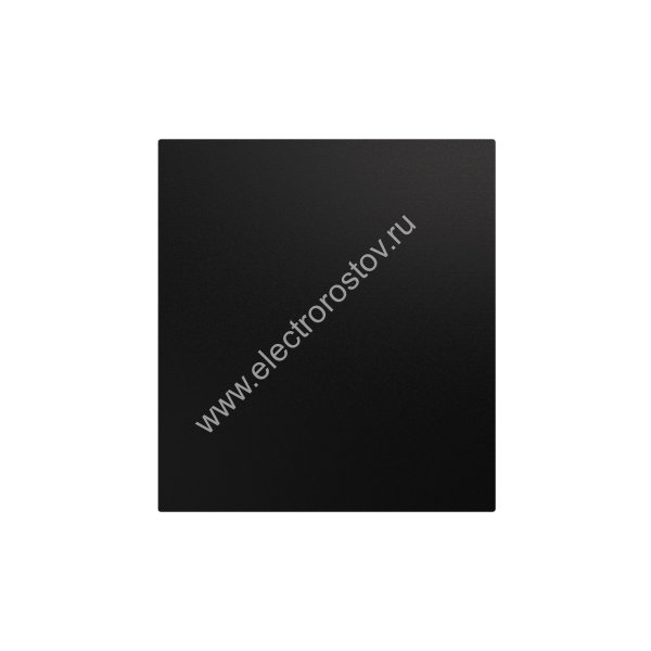 KRANZ STRONG Выключатель 1 кл возвратный 10А с/у антрацит, с 1-пост. рамкой