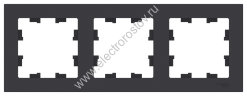 AtlasDesign Карбон Рамка 3-ая, универсальная Schneider Electric