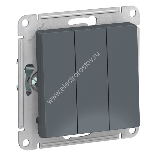 AtlasDesign Грифель Выключатель 3-клавишный Schneider Electric