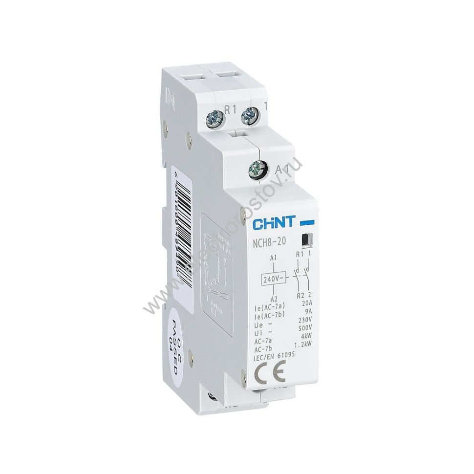 Контактор модульный 230V NCH8-20/20 2НО 20А CHINT