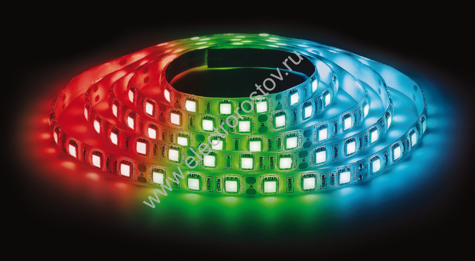Лента светодиодная 12V IP20 14.4w/m RGB JazzWay (КРАТНО 5М)
