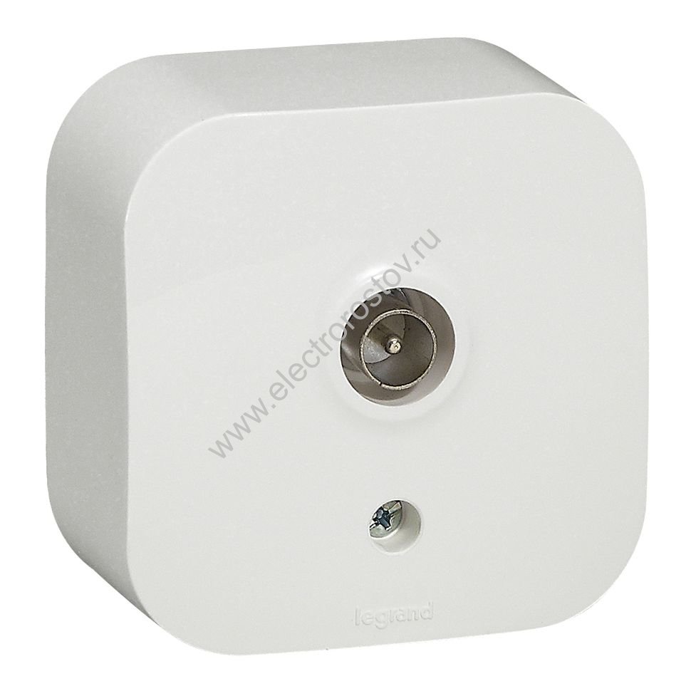 Quteo Белый Розетка TV Legrand