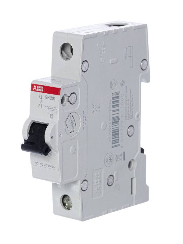 SH201L Автоматический выключатель 1P C50 4,5кА/6кА ABB