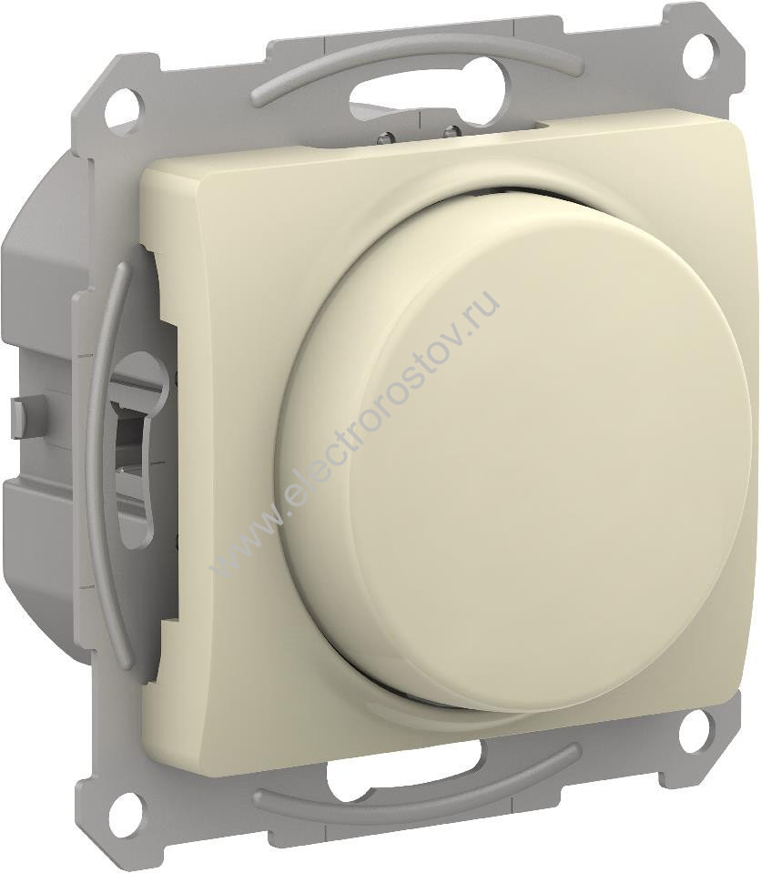 Glossa Бежевый Светорегулятор (диммер) LED 400 Вт Schneider Electric