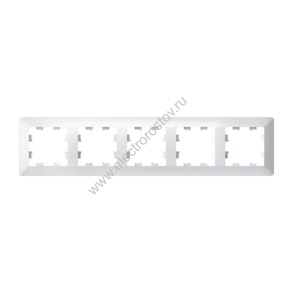 Systeme Electric AtlasDesign Air Белый/дымчатый белый Рамка 5-ая