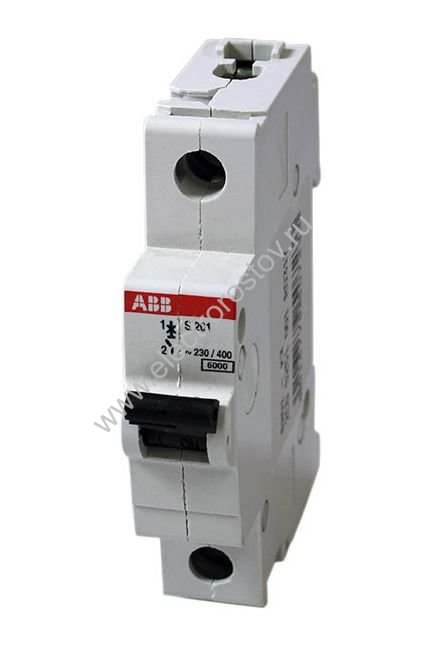 S201 Автоматический выключатель 1P C25 6кА ABB