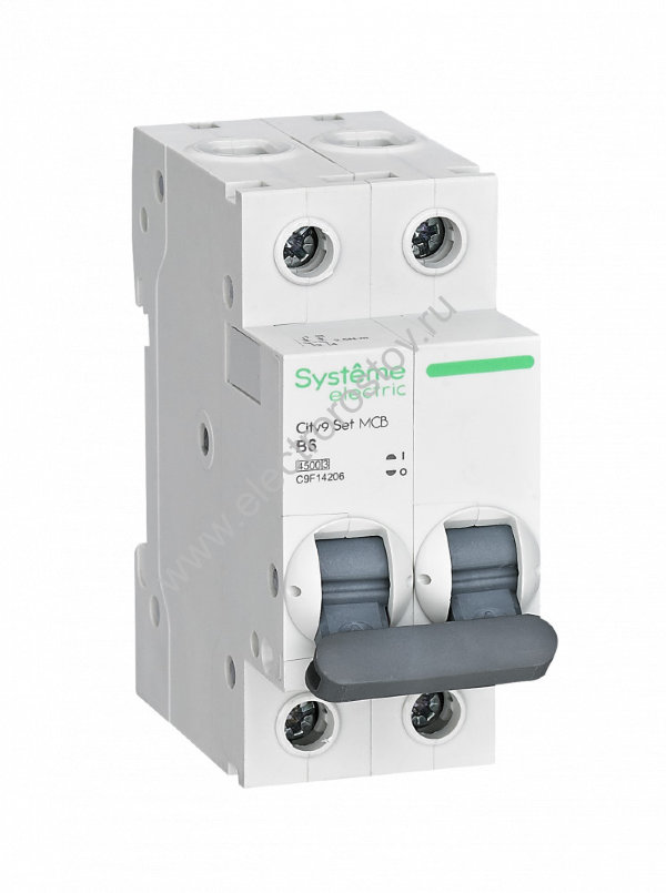 City9 Автоматический выключатель 4.5кА 2P B06 Systeme Electric