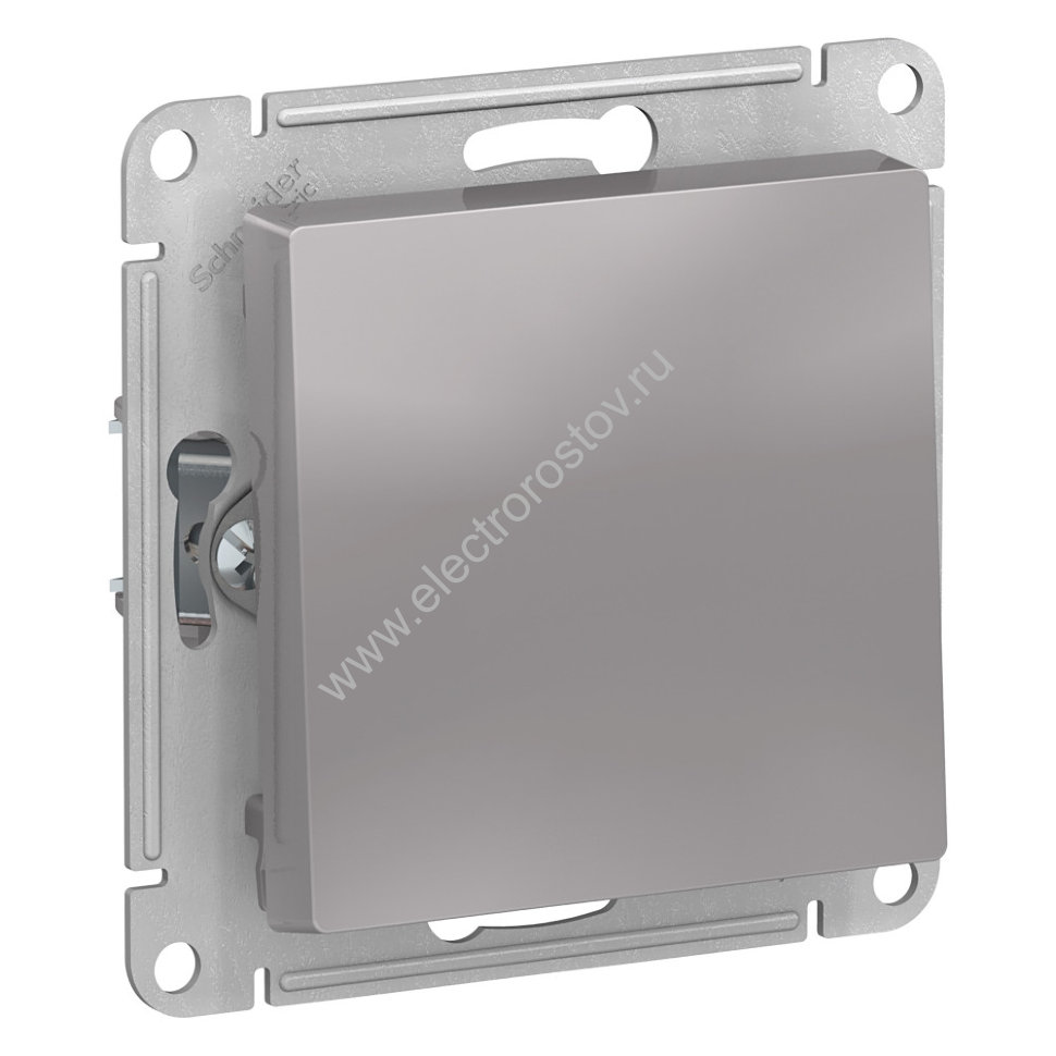 AtlasDesign Алюминий Выключатель 1-клавишный Schneider Electric