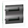 City9 Щит встраиваемый 24 модуля, дверь прозрачная черная, IP40 Systeme Electric