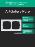 Systeme Electric ArtGallery Pure Органическое стекло Белый Рамка 2-ая