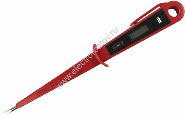 Отвертка-пробник (индикатор) R-15 190мм Красный REXANT